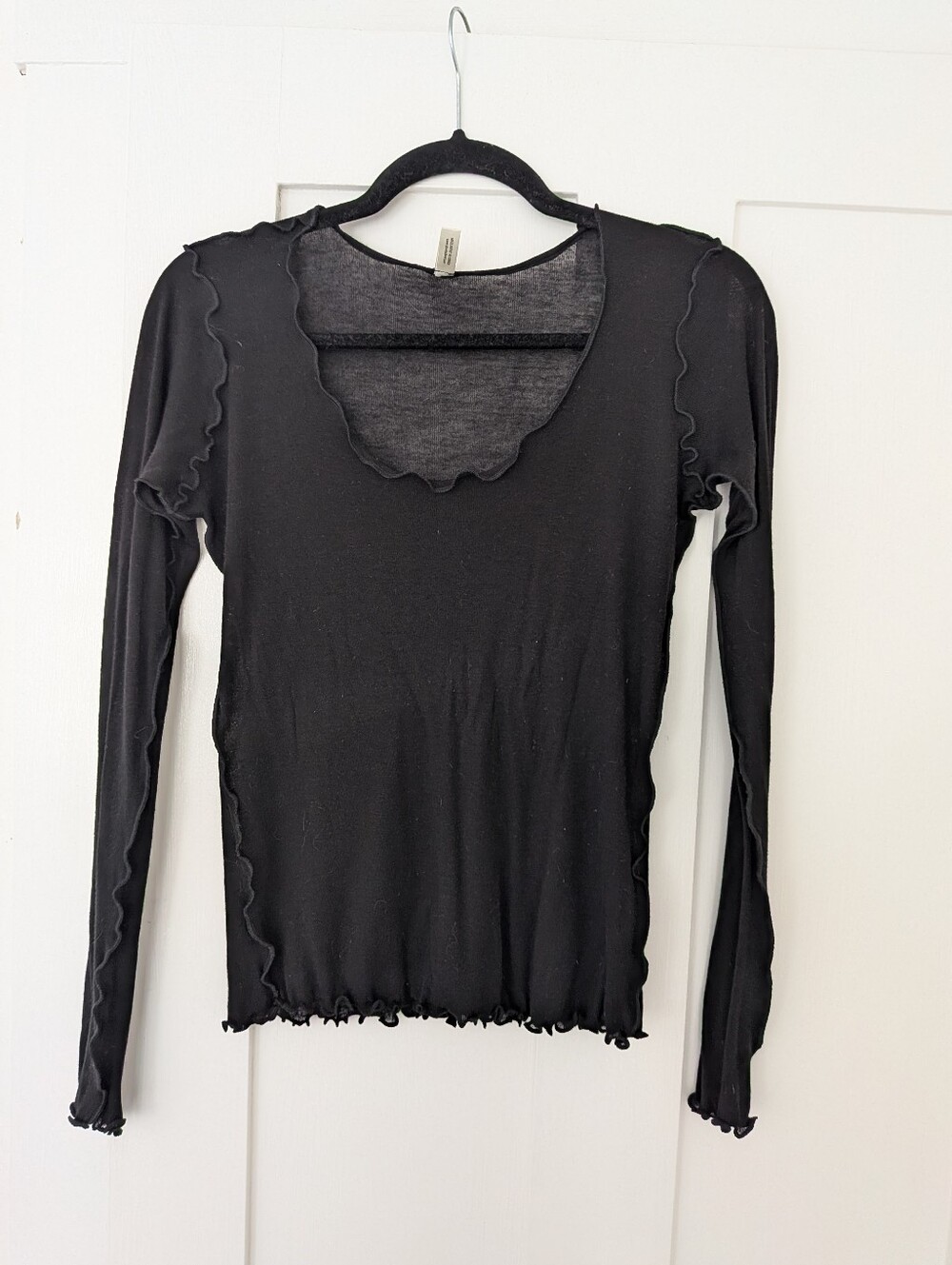 Eliza Faulkner Carla Top In Black, NWOT - Picture 2 of 4